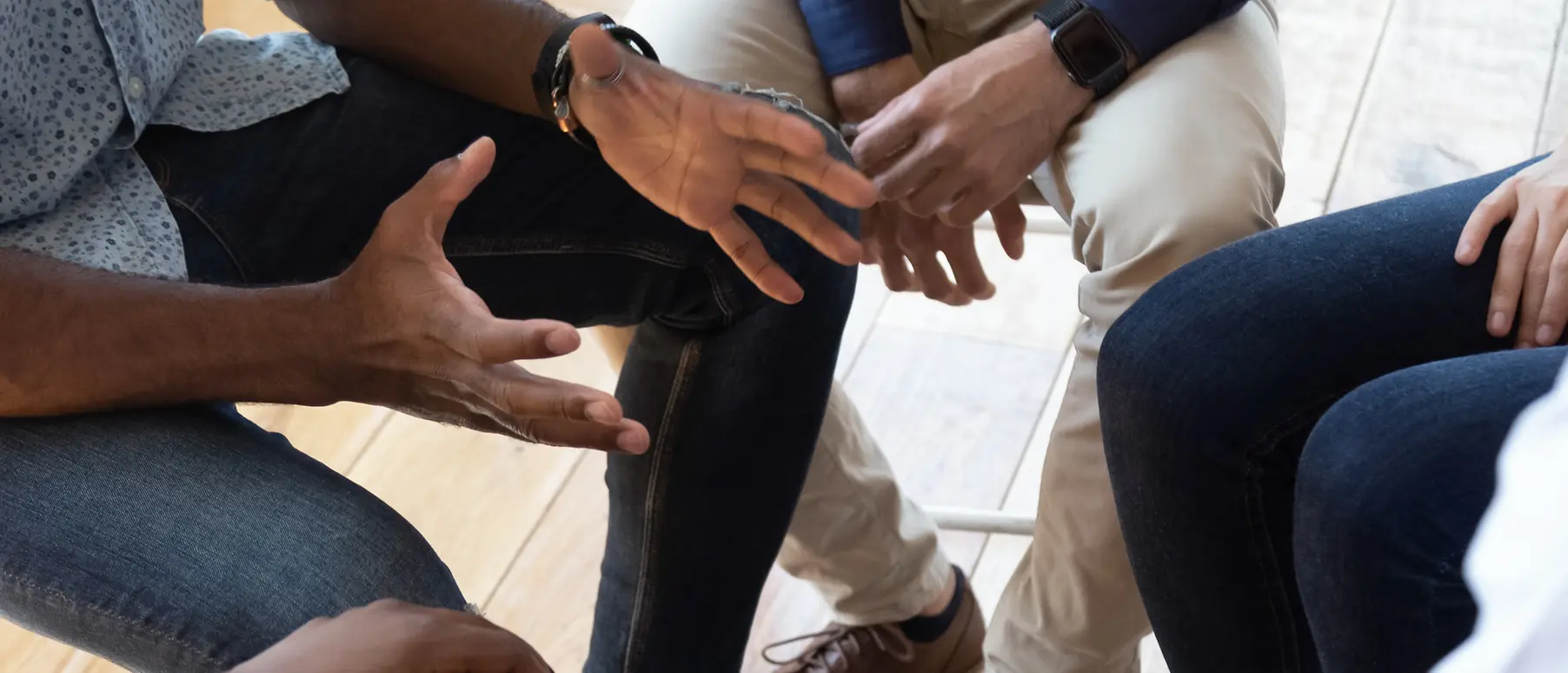 people sitting in a circle