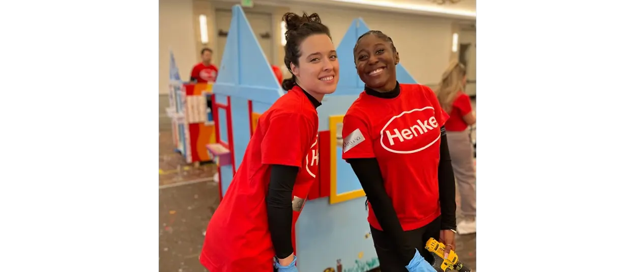 Henkel employees partner with Habitat for Humanity to help children in need.