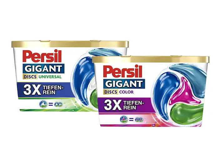 Persil Gigant Discs Universal und Color