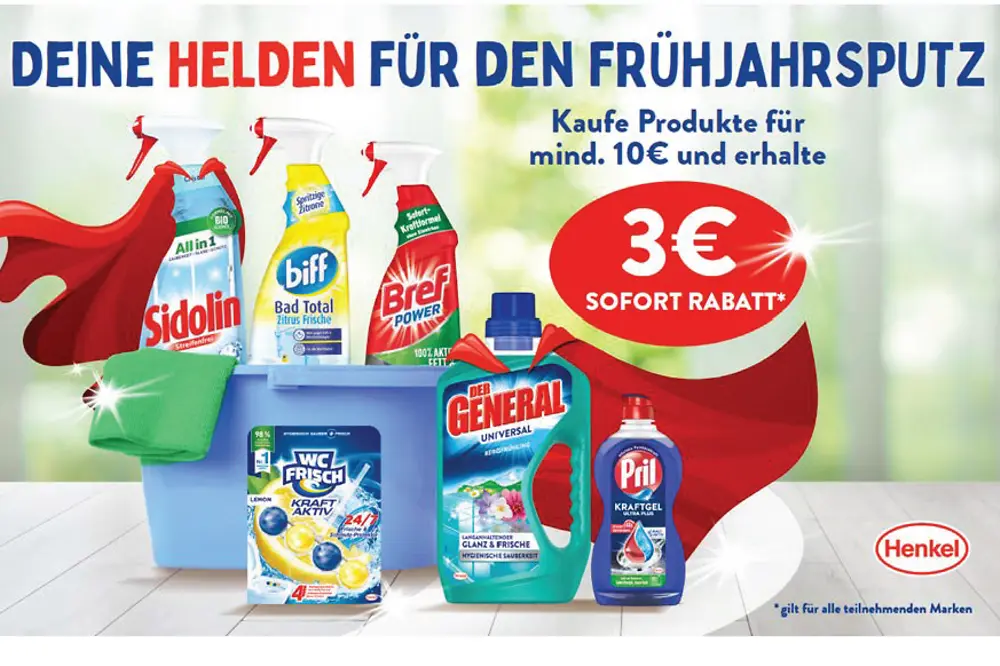Henkel Frühjahrsputzaktion