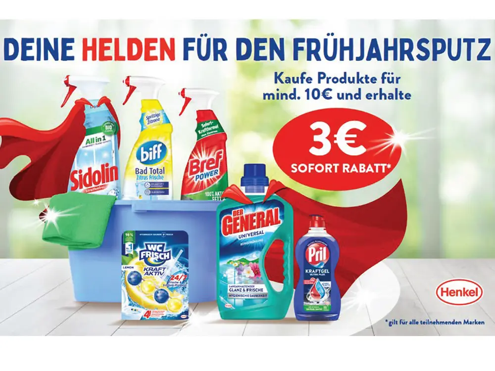 Henkel Frühjahrsputzaktion